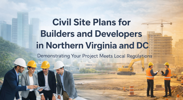 Civil site plans for builders image